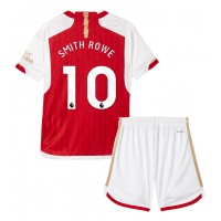 Dětský fotbalový dres Arsenal Emile Smith Rowe #10 2023-24 Domácí Krátký Rukáv (+ trenýrky)